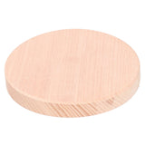 Round Wood Coaster Placemat Round Heat Resistant Drink Mat Cup Pad for Home KitchenWood Color