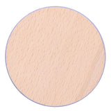 Round Wood Coaster Placemat Round Heat Resistant Drink Mat Cup Pad for Home KitchenPurple - Top-Down View