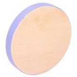 Round Wood Coaster Placemat Round Heat Resistant Drink Mat Cup Pad for Home KitchenPurple