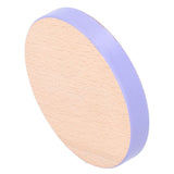 Round Wood Coaster Placemat Round Heat Resistant Drink Mat Cup Pad for Home KitchenPurple - Low Angle