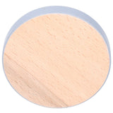 Round Wood Coaster Placemat Round Heat Resistant Drink Mat Cup Pad for Home KitchenGray - 45-Degree Angle