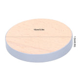 Round Wood Coaster Placemat Round Heat Resistant Drink Mat Cup Pad for Home KitchenGray - Extra Image