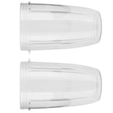 2Pcs Juicer Cup Transparent Mug Replacement Food Blender Accessory Fit for 600W 900W