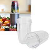 2Pcs Juicer Cup Transparent Mug Replacement Food Blender Accessory Fit for 600W 900W