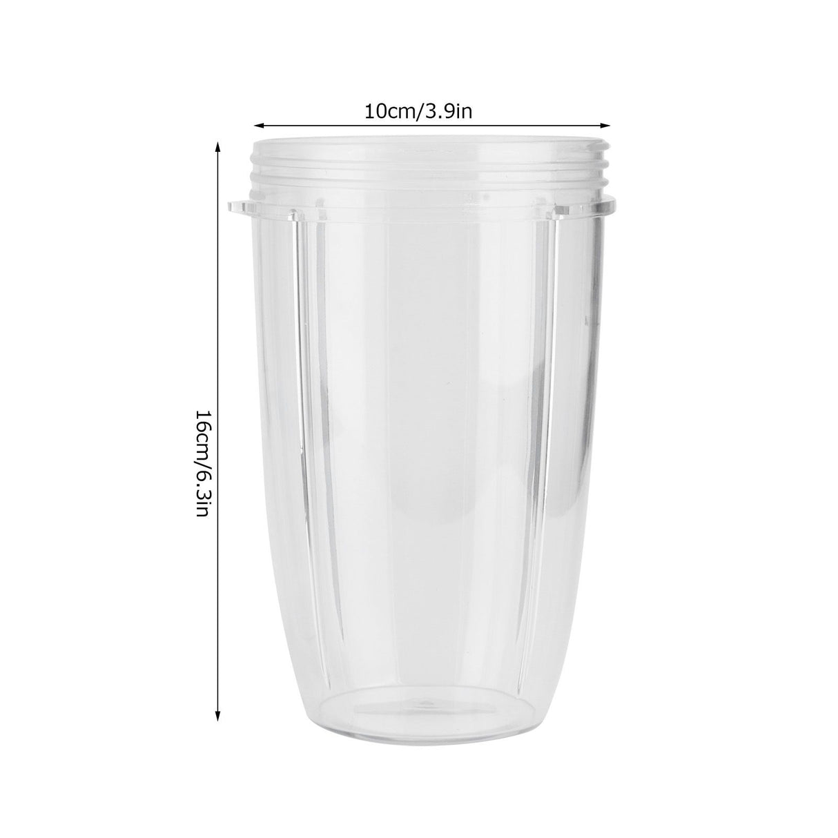 2Pcs Juicer Cup Transparent Mug Replacement Food Blender Accessory Fit for 600W 900W