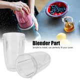 2Pcs Juicer Cup Transparent Mug Replacement Food Blender Accessory Fit for 600W 900W