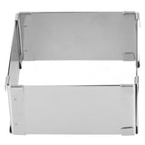 Stainless Steel Square Mousse Ring Retractable Biscuits Cake Mold Kitchen DIY Baking ToolsS 10~18cm - Side View