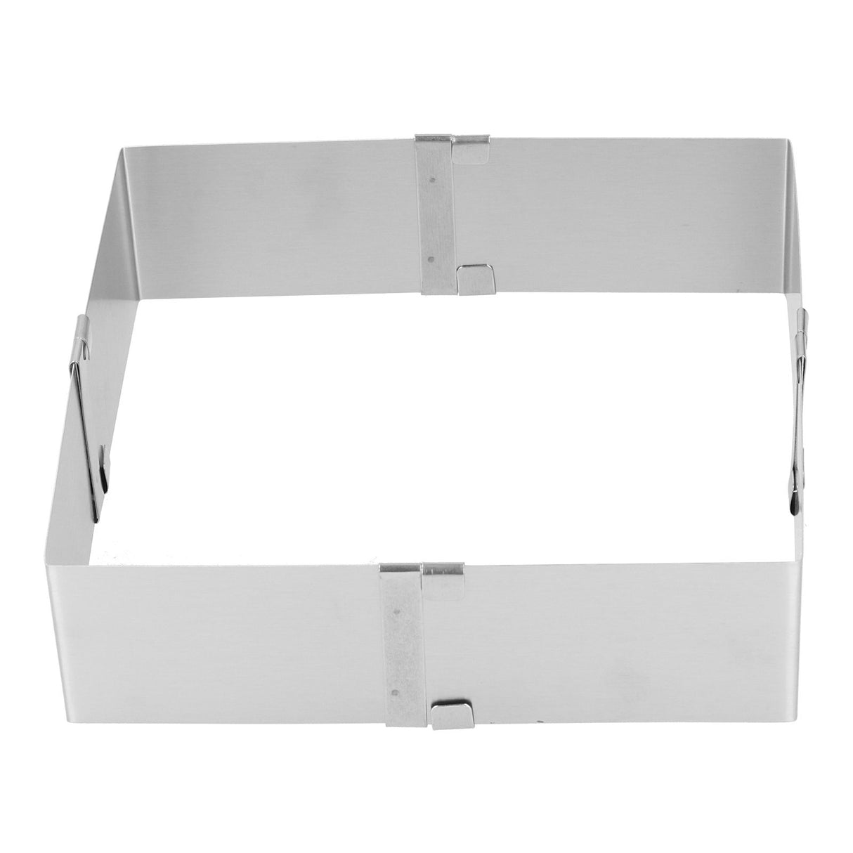 Stainless Steel Square Mousse Ring Retractable Biscuits Cake Mold Kitchen DIY Baking ToolsS 10~18cm