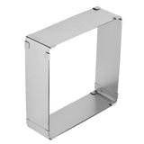 Stainless Steel Square Mousse Ring Retractable Biscuits Cake Mold Kitchen DIY Baking ToolsL 16~28cm