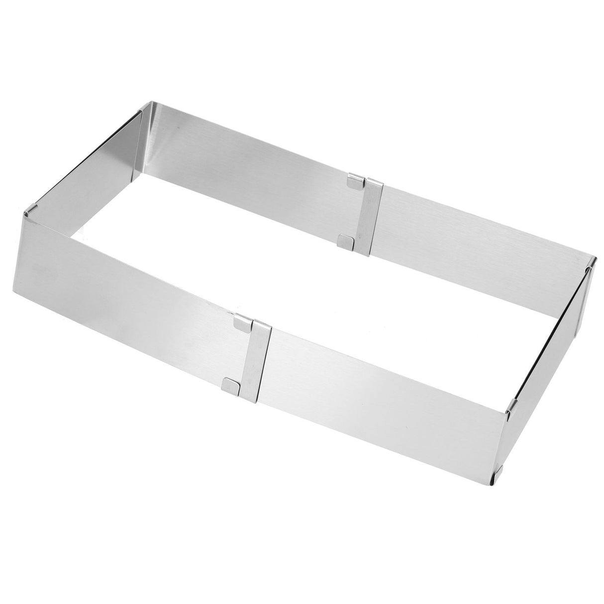 Stainless Steel Square Mousse Ring Retractable Biscuits Cake Mold Kitchen DIY Baking ToolsL 16~28cm