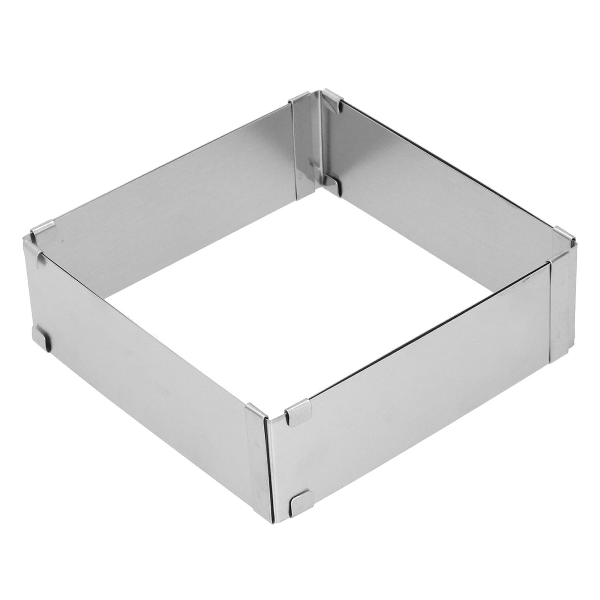 Stainless Steel Square Mousse Ring Retractable Biscuits Cake Mold Kitchen DIY Baking ToolsL 16~28cm