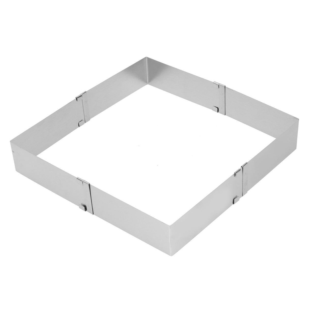 Stainless Steel Square Mousse Ring Retractable Biscuits Cake Mold Kitchen DIY Baking ToolsL 16~28cm