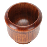 Wooden Grinding Bowl Household Kitchen Manual Garlic Ginger Spices Grinder Mortar Pestle Set - Extra Image
