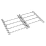 Stainless Steel Retractable Pot Pad Insulation Mats Heat Resistant Placemat Kitchen Gadget - Side View