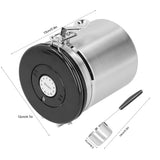 1.5L 304 Stainless Steel Coffee Beans Tea Canister Sealed Food Storage Container with SpoonStainless Steel Color - Extra Image