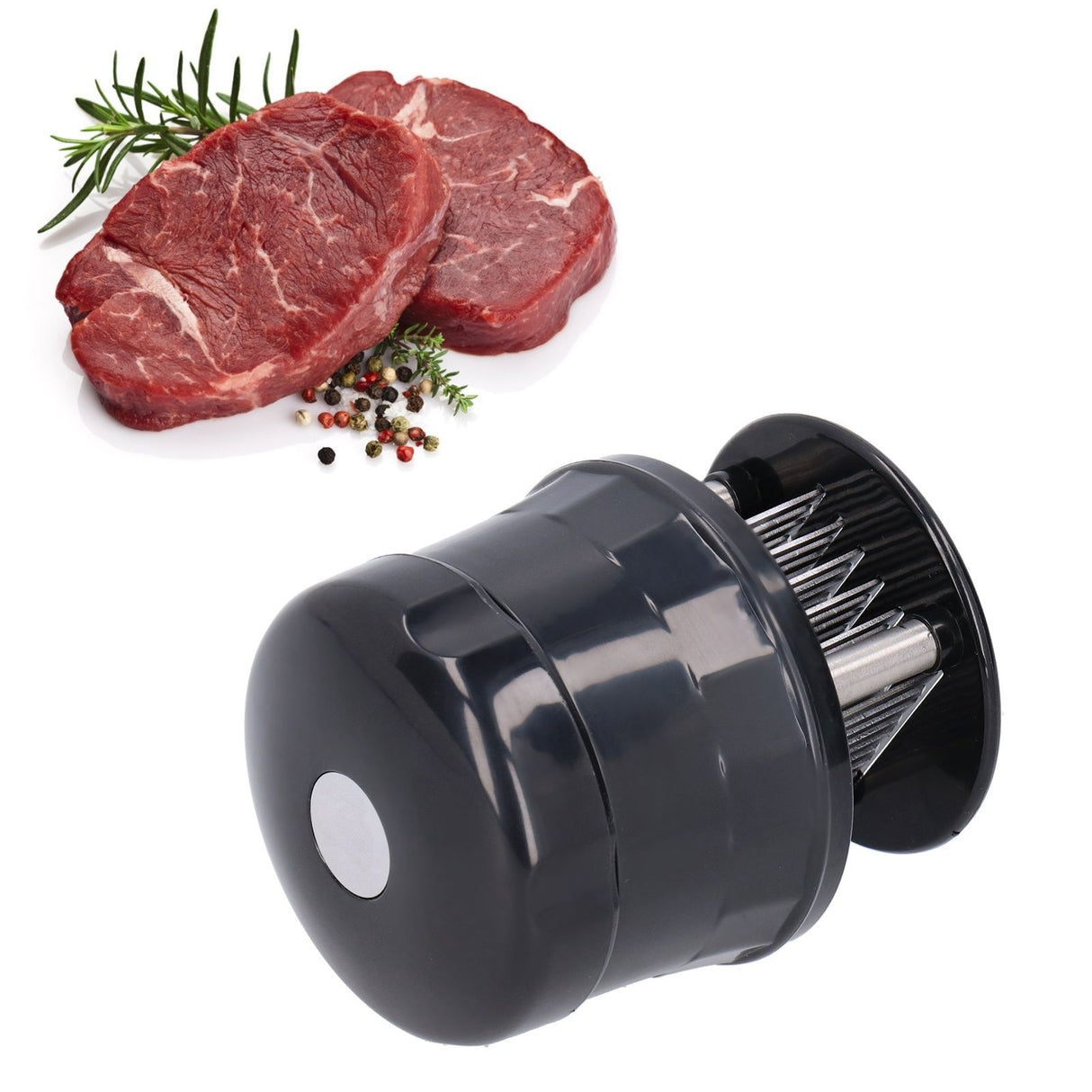 56‑Pin Stainless Steel Loose Meat Needle Meat Tenderizer Tool Steak Hammer Kitchen Utensils