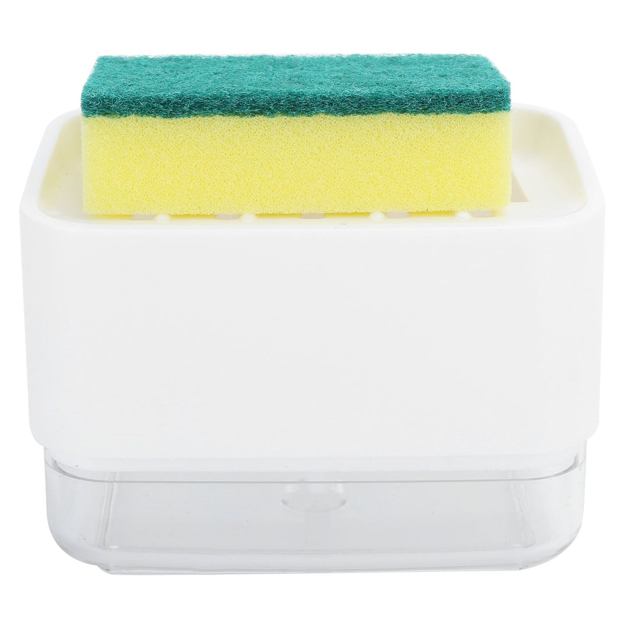 Dish Soap Dispenser Press Type Automatic Liquid Soap Dispenser for Kitchen Sink CountertopWhite