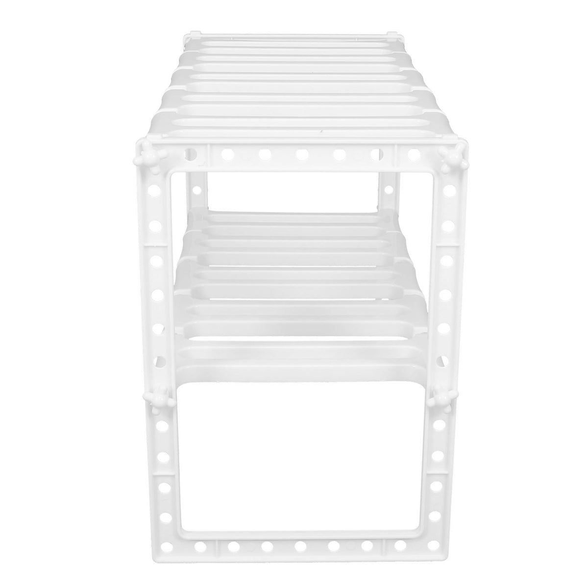 2‑Tier Sink Rack Cabinet Organizer Storage Telescopic Shelf Kitchen Bathroom Holder