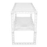 2‑Tier Sink Rack Cabinet Organizer Storage Telescopic Shelf Kitchen Bathroom Holder