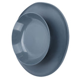 Dog Feeding Bowls Non Slip Anti-Spill Pet Bowl Detachable Pet Feeder Cat Feeding DishesGray - Top-Down View