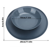 Dog Feeding Bowls Non Slip Anti-Spill Pet Bowl Detachable Pet Feeder Cat Feeding DishesGray