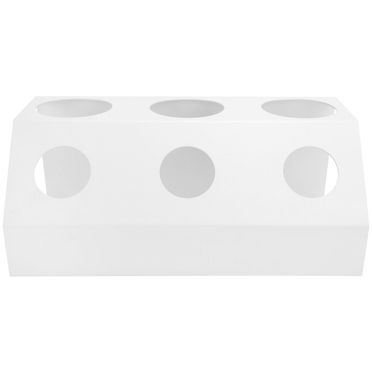 Soda Bottle Drainer Tabletop 3 Holes Bottles Draining Rack with Pad for Kitchen Dining RoomWhite