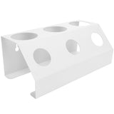 Soda Bottle Drainer Tabletop 3 Holes Bottles Draining Rack with Pad for Kitchen Dining RoomWhite