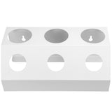 Soda Bottle Drainer Tabletop 3 Holes Bottles Draining Rack with Pad for Kitchen Dining RoomWhite