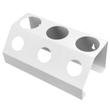 Soda Bottle Drainer Tabletop 3 Holes Bottles Draining Rack with Pad for Kitchen Dining RoomWhite