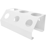 Soda Bottle Drainer Tabletop 3 Holes Bottles Draining Rack with Pad for Kitchen Dining RoomWhite