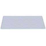 Soda Bottle Drainer Tabletop 3 Holes Bottles Draining Rack with Pad for Kitchen Dining RoomWhite - Extra Image