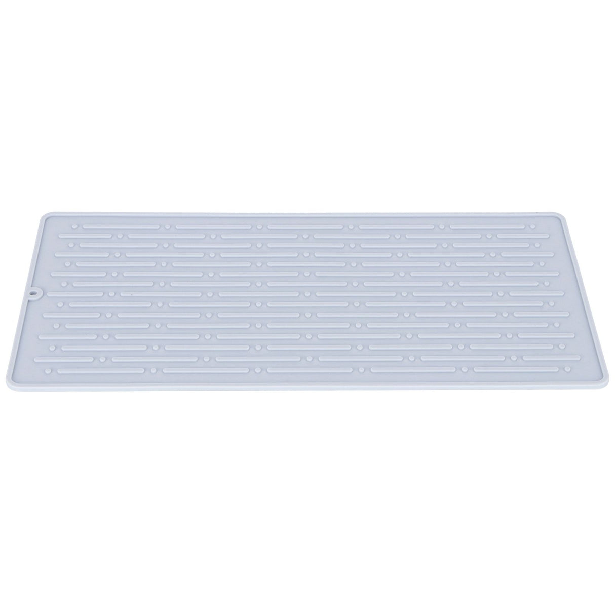 Silicone Draining Pad Non Slip Soda Bottles Drying Rack Mat Kitchen Accessories Gray(3 Hole Drain Rack Mat )
