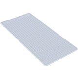 Silicone Draining Pad Non Slip Soda Bottles Drying Rack Mat Kitchen Accessories Gray(3 Hole Drain Rack Mat ) - Top-Down View