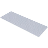 Silicone Draining Pad Non Slip Soda Bottles Drying Rack Mat Kitchen Accessories Gray(4 Hole Drain Rack Mat ) - Top-Down View