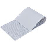 Silicone Draining Pad Non Slip Soda Bottles Drying Rack Mat Kitchen Accessories Gray(4 Hole Drain Rack Mat )