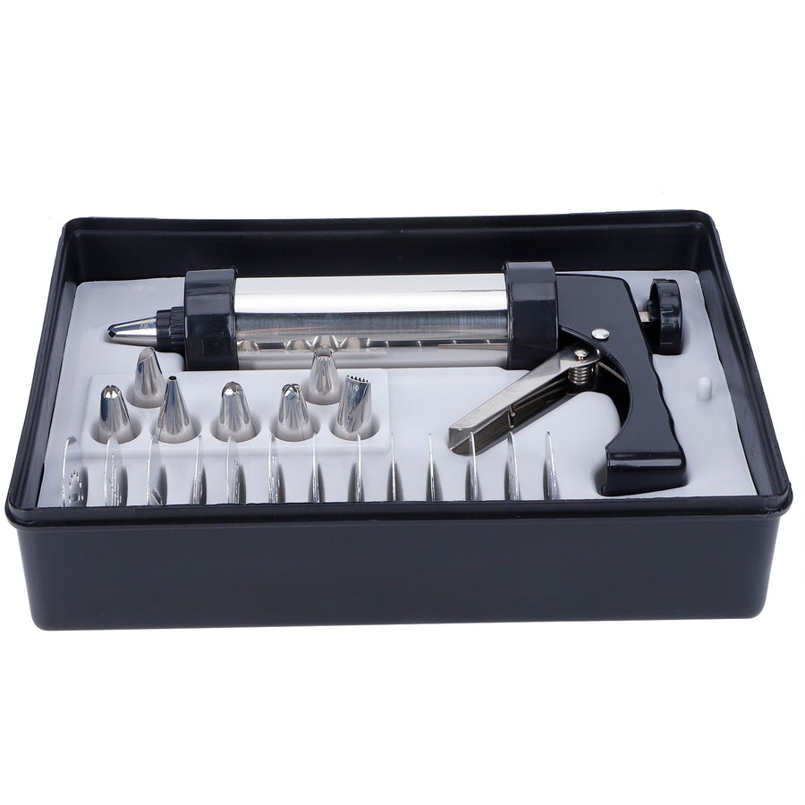 Cookies Press Maker Stainless Steel Cake Pastry Decorating Nozzle Set DIY Baking Tools