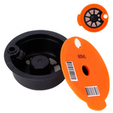 Coffee Capsule Reusable Refillable Coffee Filter Cup with Spoon Brush Coffee Accessories60ML