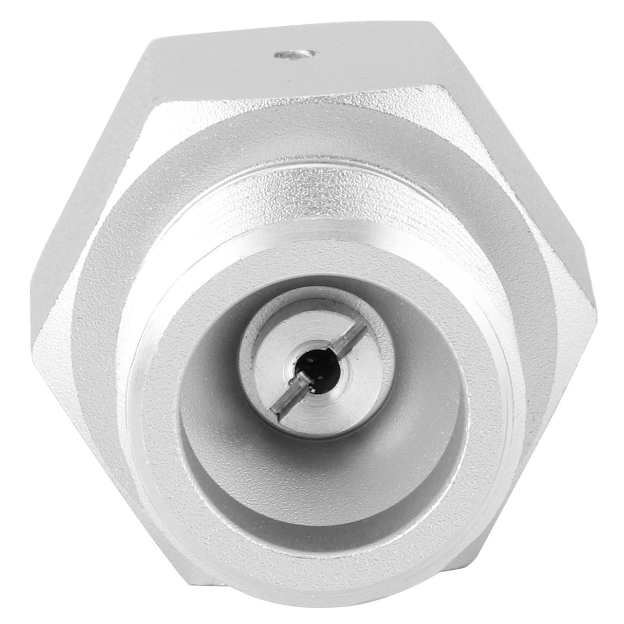 TR21x4 to W21.8‑14 Adapter Aluminum Soda Cylinder CO2 Tank Converter Silver