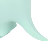 Cute Silicone Baby Feeding Bowl Spoon Set with Suction Base Non-Slip Tableware for InfantLight Green