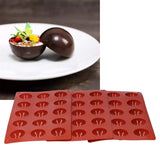 3Pcs Cake Mold 15 Hole Hemispherical Silicone Chocolate Mold Food Grade Dessert Bakeware - Extra Image