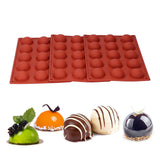 3Pcs Cake Mold 15 Hole Hemispherical Silicone Chocolate Mold Food Grade Dessert Bakeware