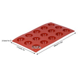 3Pcs Cake Mold 15 Hole Hemispherical Silicone Chocolate Mold Food Grade Dessert Bakeware - Extra Image