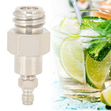 8mm CO2 Tank Adapter Male Thread TR21-4 Quick Disconnect Connector for Soda Club - Extra Image