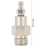 8mm CO2 Tank Adapter Male Thread TR21-4 Quick Disconnect Connector for Soda Club