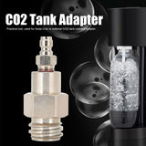 8mm CO2 Tank Adapter Male Thread TR21-4 Quick Disconnect Connector for Soda Club