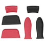 6Pcs set Pot Handle Sleeve Holder Thicken Silicone AntiScalding Kit Kitchen Supplies