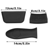 6Pcs set Pot Handle Sleeve Holder Thicken Silicone AntiScalding Kit Kitchen Supplies - Extra Image