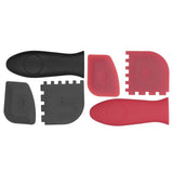 6Pcs set Pot Handle Sleeve Cover Scraper Kit Silicone Anti Scalding Cookware Pan Accessory