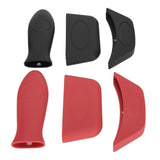 6Pcs set Pot Handle Cover Sleeve Pan Handle Holder Kit Anti Scalding Kitchen Utensils - Front View