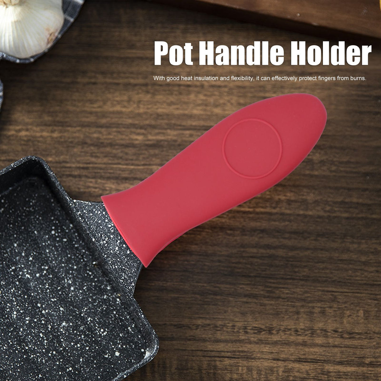 6Pcs set Pot Handle Cover Sleeve Pan Handle Holder Kit Anti Scalding Kitchen Utensils
